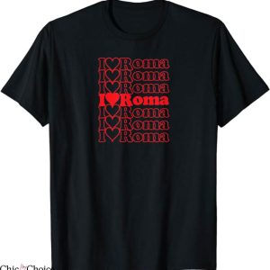 Roma Retro T-Shirt I Heart Roma T-Shirt Trending