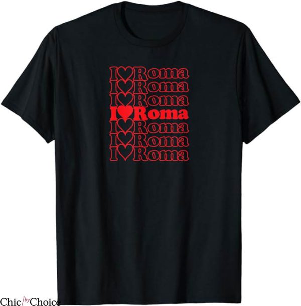 Roma Retro T-Shirt I Heart Roma T-Shirt Trending