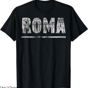Roma Retro T-Shirt Image Cut Out Fashion T-Shirt Trending