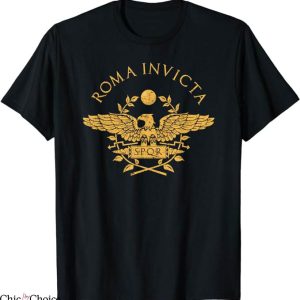 Roma Retro T-Shirt Invicta Roma Caput Mundi T-Shirt Trending