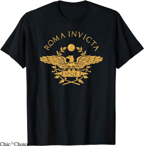 Roma Retro T-Shirt Invicta Roma Caput Mundi T-Shirt Trending