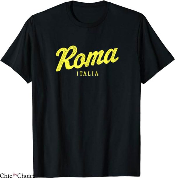 Roma Retro T-Shirt Italy Souvenir T-Shirt Trending