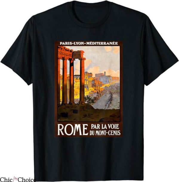 Roma Retro T-Shirt Roma Travel Poster T-Shirt Trending