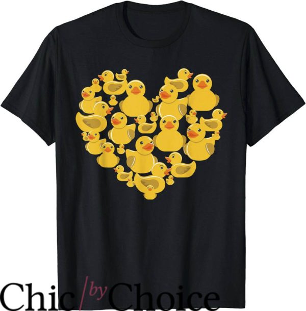 Rubber Duck T-Shirt Rubber Duck Heart Valentine