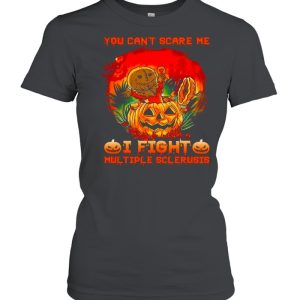 Sam Horror You Can’t Scare Me I Fight Multiple Sclerosis Halloween T-shirt