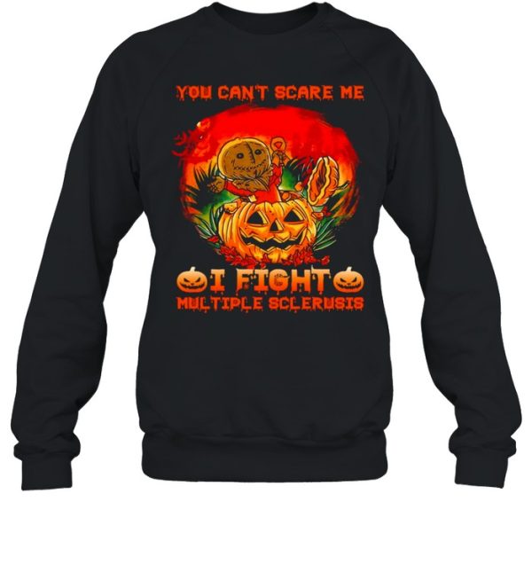 Sam Horror You Can’t Scare Me I Fight Multiple Sclerosis Halloween T-shirt