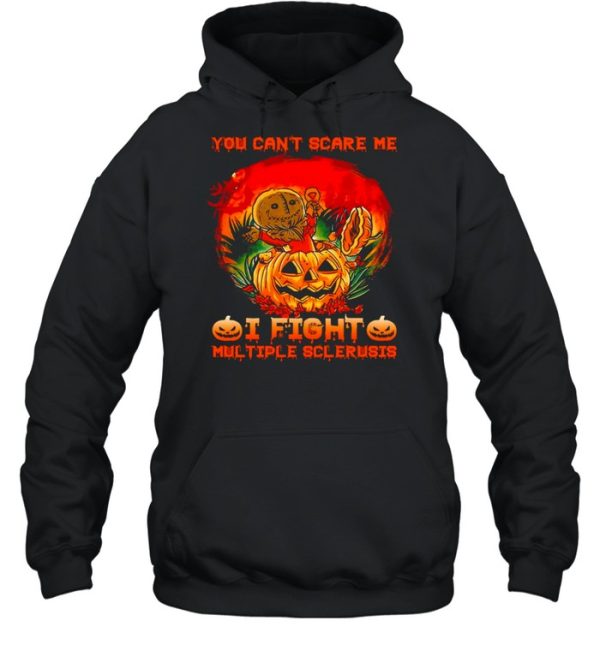 Sam Horror You Can’t Scare Me I Fight Multiple Sclerosis Halloween T-shirt