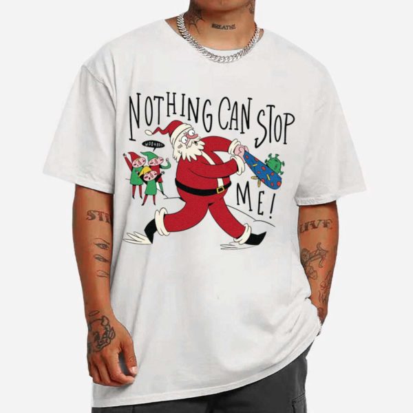 Santa Claus Hitting Covid T-shirt