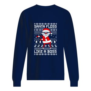 Santa Floss Like a Boss Christmas sweater, sweatshirt