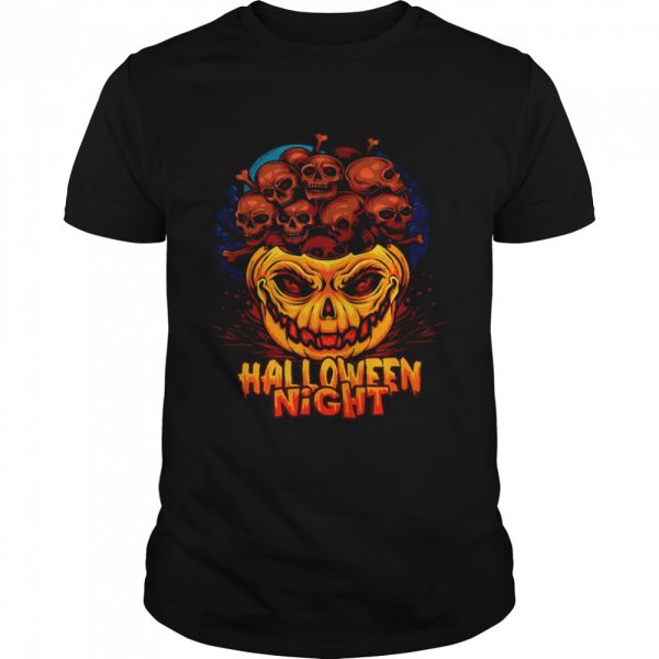 Scary Pumpkin Heads Halloween Scary Pumpkin Boys Costume shirt