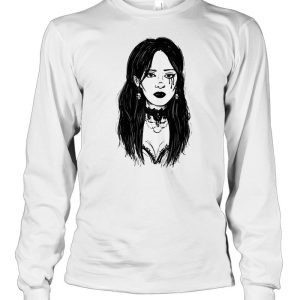Sexy Goth Girl Vampire Horror Undead Illustrated T-shirt 2 Sexy Goth Girl Vampire Horror Undead Illustrated T shirt 3