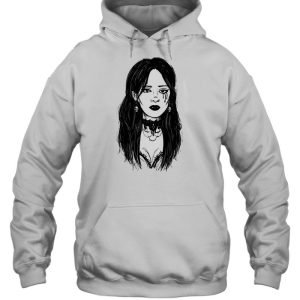 Sexy Goth Girl Vampire Horror Undead Illustrated T-shirt 4 Sexy Goth Girl Vampire Horror Undead Illustrated T shirt 5