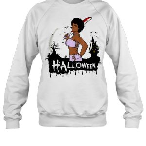 Sexy black girl magic Halloween costume melanin queen afro shirt 3 Sexy black girl magic Halloween costume melanin queen afro shirt 4