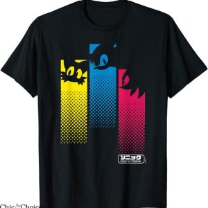 Shadow The Hedgehog T-Shirt Sonic With Friends Tee Movie