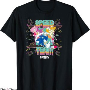 Shadow The Hedgehog T-Shirt Speed Team T-Shirt Movie
