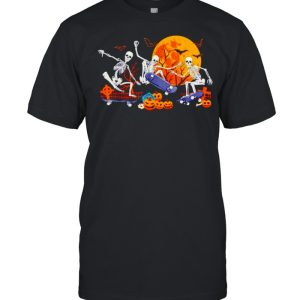 Skeleton Skateboard Halloween shirt Skeleton Skateboard Halloween shirt