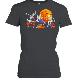 Skeleton Skateboard Halloween shirt