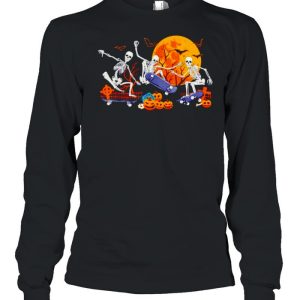 Skeleton Skateboard Halloween shirt 2 Skeleton Skateboard Halloween shirt 3
