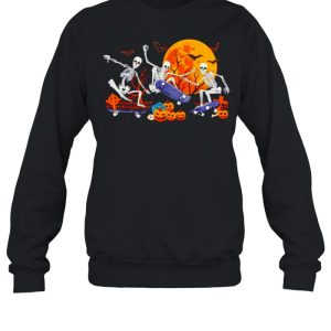 Skeleton Skateboard Halloween shirt 3 Skeleton Skateboard Halloween shirt 4