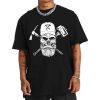 Skull With Beard And Hat T-shirt