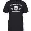 Skull its never too early for Halloween shirt