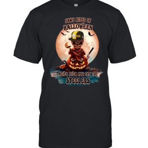 Skull sam’s rules of Halloween never ever piss of the Pittsburgh Steelers shirt Skull sam’s rules of Halloween never ever piss of the Pittsburgh Steelers shirt