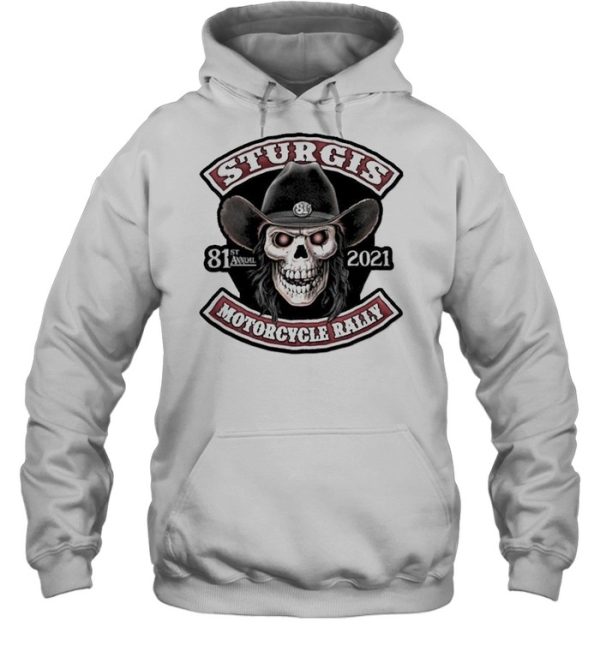 Skull sturgis 81st annual 2021 motorcycle rally shirt