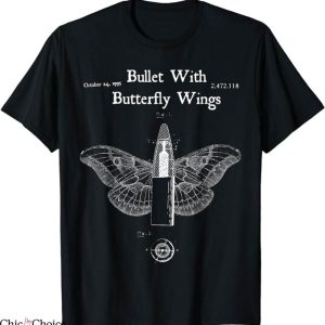 Smashing Pumpkins T-Shirt Bullet Butterfly Wings Pumpkin Tee