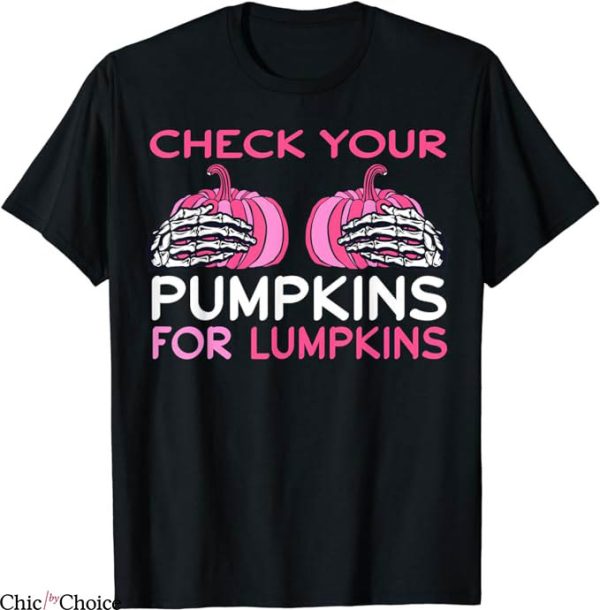 Smashing Pumpkins T-Shirt Check Your Pumpkins Tee Halloween
