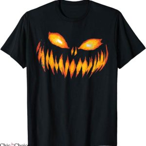 Smashing Pumpkins T-Shirt Scary Carved Pumpkin Face T-Shirt