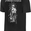 Smashing Pumpkins T-Shirt Skeleton Holds Pumpkins Halloween