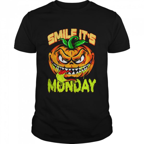 Smile It’s Monday Halloween Happy Pumpkin Halloween shirt