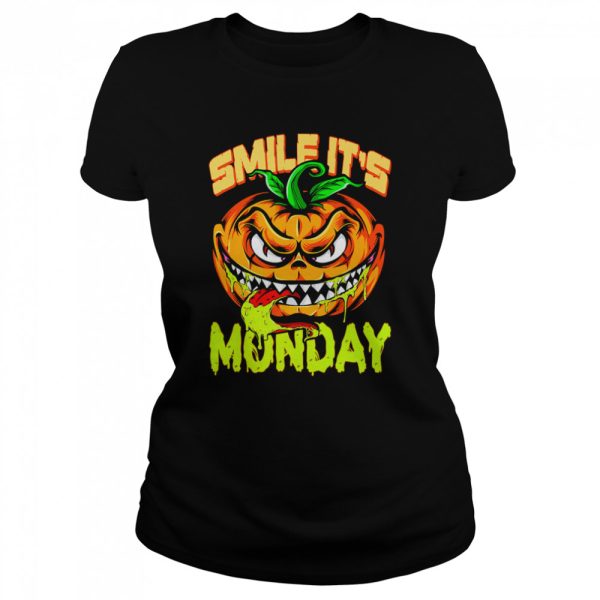 Smile It’s Monday Halloween Happy Pumpkin Halloween shirt