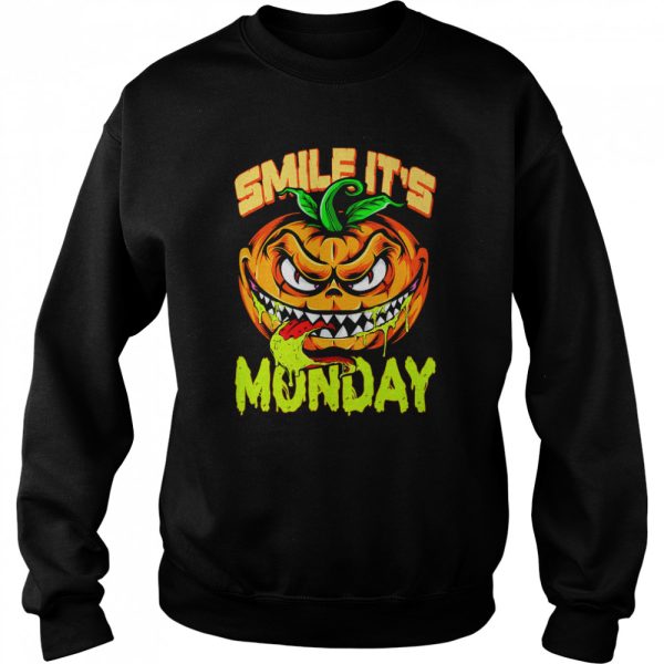 Smile It’s Monday Halloween Happy Pumpkin Halloween shirt