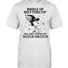 Snoopy Buckle Up Buttercup You Just Flipped My Witch Switch Halloween T-shirt