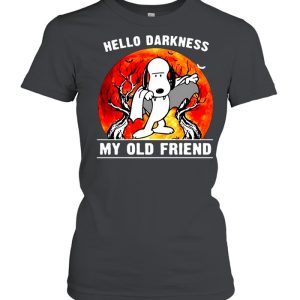Snoopy Hello Darkness My Old Friend Moon Halloween T-shirt 1 Snoopy Hello Darkness My Old Friend Moon Halloween T shirt 2