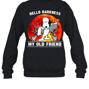 Snoopy Hello Darkness My Old Friend Moon Halloween T-shirt 3 Snoopy Hello Darkness My Old Friend Moon Halloween T shirt 4