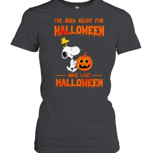 Snoopy I’ve been ready for Halloween since last Halloween shirt 1 Snoopy I've been ready for Halloween since last Halloween shirt 2