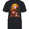 Snoopy and Charlie Brown Pumpkin Alabama Crimson Tide Halloween Moon shirt