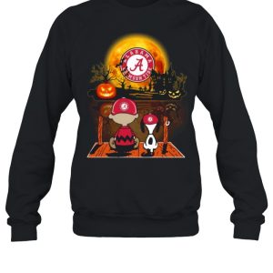 Snoopy and Charlie Brown Pumpkin Alabama Crimson Tide Halloween Moon shirt 3 Snoopy and Charlie Brown Pumpkin Alabama Crimson Tide Halloween Moon shirt 4