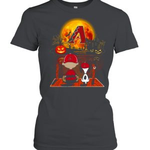 Snoopy and Charlie Brown Pumpkin Arizona Diamondbacks Halloween Moon shirt 1 Snoopy and Charlie Brown Pumpkin Arizona Diamondbacks Halloween Moon shirt 2