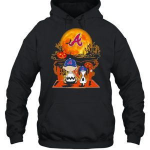 Snoopy and Charlie Brown Pumpkin Atlanta Braves Halloween Moon shirt 4 Snoopy and Charlie Brown Pumpkin Atlanta Braves Halloween Moon shirt 5