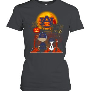 Snoopy and Charlie Brown Pumpkin Auburn Tigers Halloween Moon shirt 1 Snoopy and Charlie Brown Pumpkin Auburn Tigers Halloween Moon shirt 2