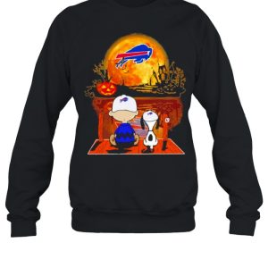 Snoopy and Charlie Brown Pumpkin Buffalo Bills Halloween Moon shirt 3 Snoopy and Charlie Brown Pumpkin Buffalo Bills Halloween Moon shirt 4