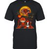 Snoopy and Charlie Brown Pumpkin Chicago Bears Halloween Moon shirt
