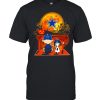 Snoopy and Charlie Brown Pumpkin Dallas Cowboys Halloween Moon shirt