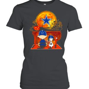 Snoopy and Charlie Brown Pumpkin Dallas Cowboys Halloween Moon shirt 1 Snoopy and Charlie Brown Pumpkin Dallas Cowboys Halloween Moon shirt 2