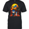 Snoopy and Charlie Brown Pumpkin Detroit Lions Halloween Moon shirt