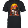 Snoopy and Charlie Brown Pumpkin Detroit Red Wings Halloween Moon shirt