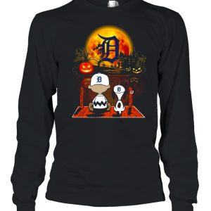 Snoopy and Charlie Brown Pumpkin Detroit Tigers Halloween Moon shirt 2 Snoopy and Charlie Brown Pumpkin Detroit Tigers Halloween Moon shirt 3